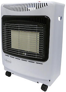 Mini Gas Heater White