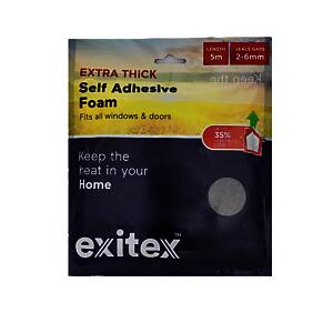 Exitex Ex Thick SA  Draught Strip Grey